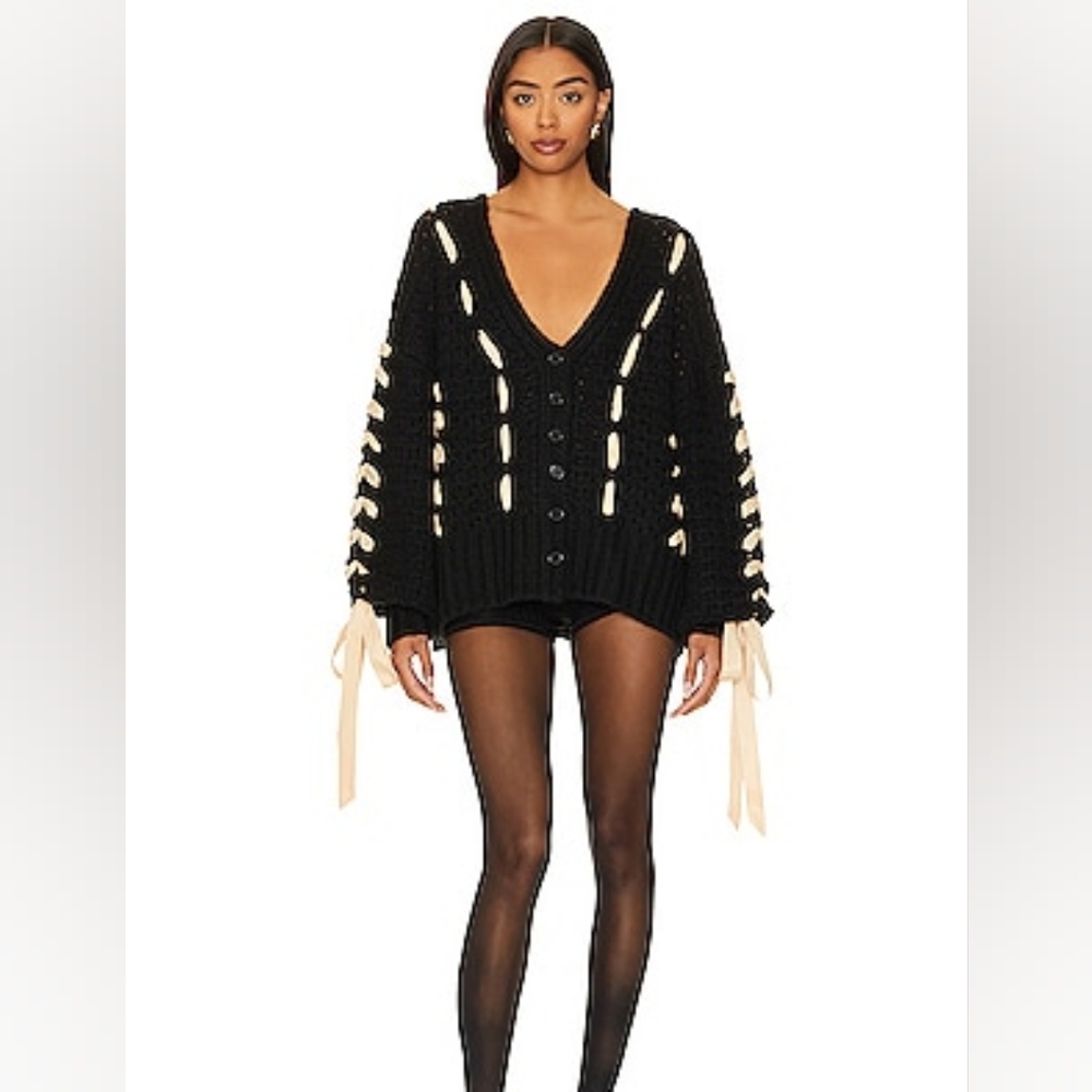 For Love & Lemons Liberty Ribbon Cardigan